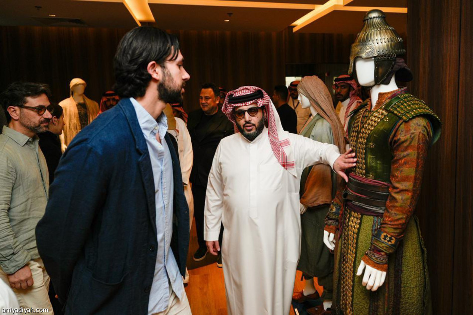 آل الشيخ يتابع تحضيرات فيلم خالد بن الوليد